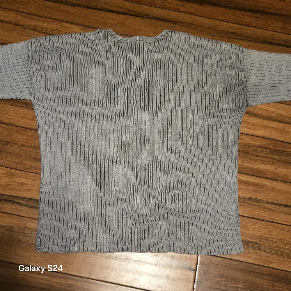 COS Men's Gray‎ Ribbed Sweater - Picture 8 of 8